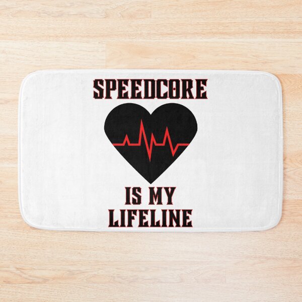Item preview, Speedcore Music Is My Lifeline Heartbeat Heart designed and sold by RichTeeDesigns.