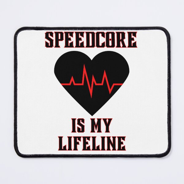 Item preview, Speedcore Music Is My Lifeline Heartbeat Heart designed and sold by RichTeeDesigns.