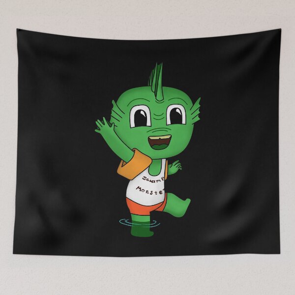 Item preview, Wonderful Memory Terrifying Swamp Monster Graphic For Fan designed and sold by Elveraprohaska.