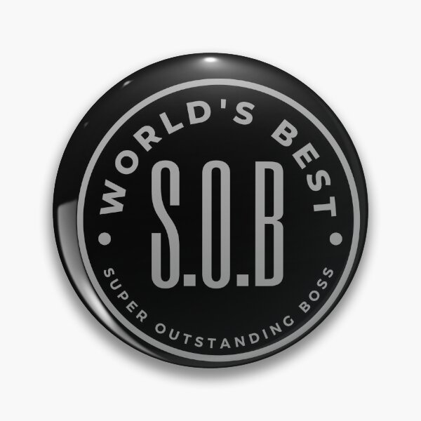 Item preview, World's Best SOB Super Outstanding Boss T-Shirt designed and sold by WilkDesign.