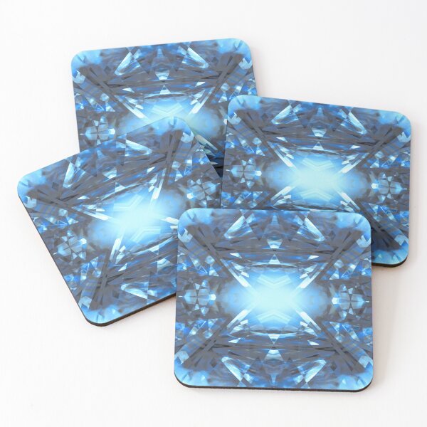 Item preview, Blue kaleidoscope pattern designed and sold by steveball.