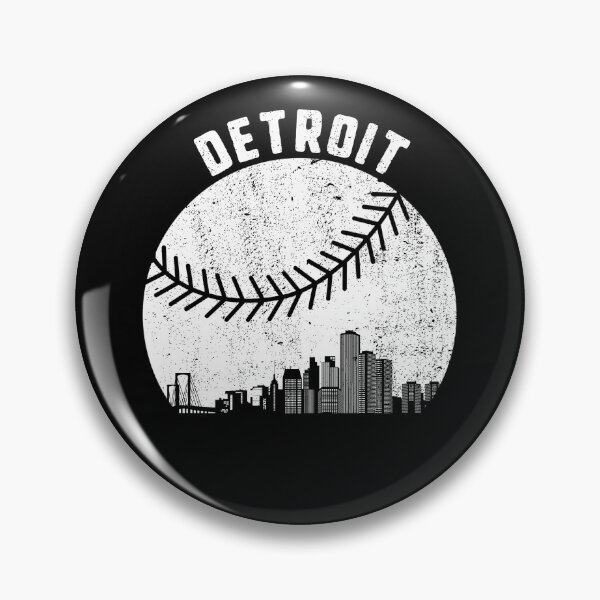 Artikelvorschau, Detroit Skyline Baseball Fan Michigan Baseball Detriot Gear entworfen und verkauft von DynamicDesign.