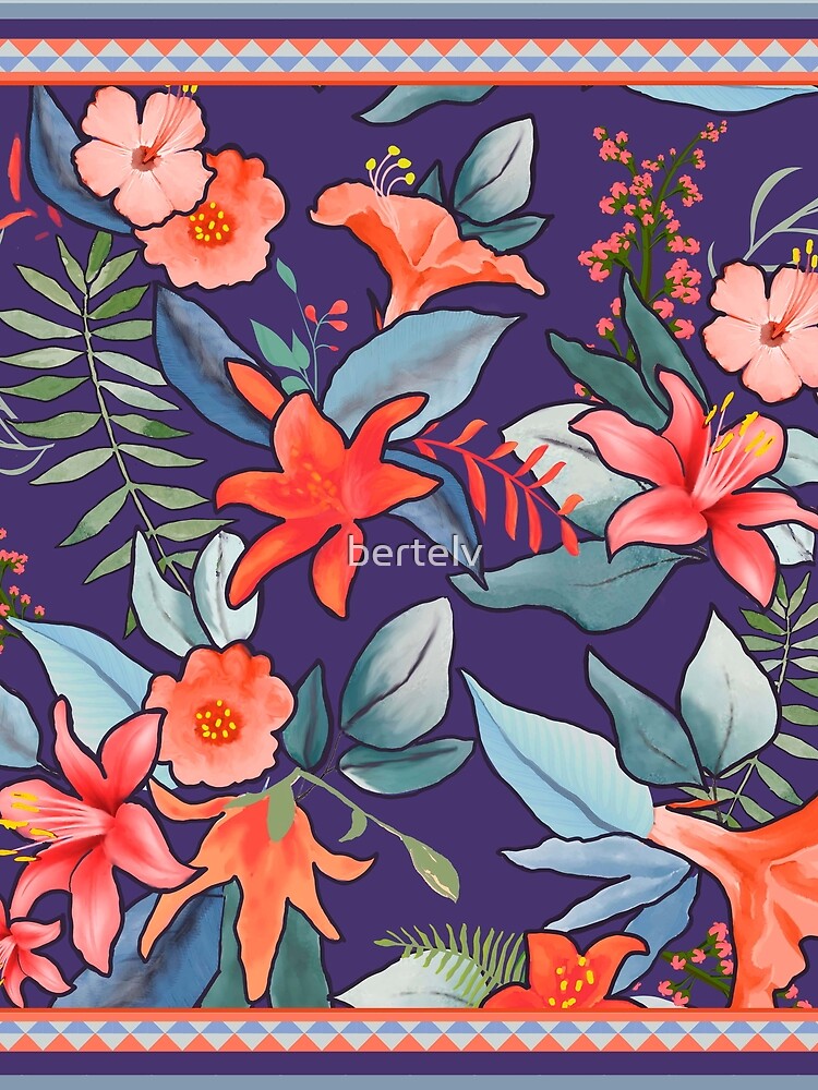 Flores tropicales de bertelv