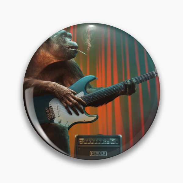Item preview, gorilla and guitar designed and sold by nizarsasan.