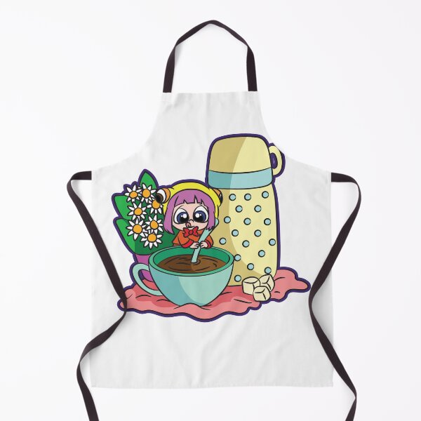Item preview, Black Chai Tea Picnic Girl Thermos Mug designed and sold by Moonpie90.