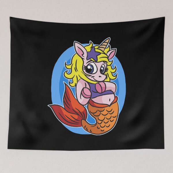 Artikelvorschau, Mermaid Unicorn Girl entworfen und verkauft von Moonpie90.
