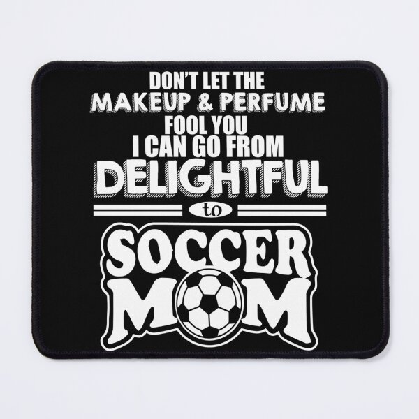 Item preview, I Can Go From Delightful To Soccer Mom Fitted T-Shirt designed and sold by ricedali41.