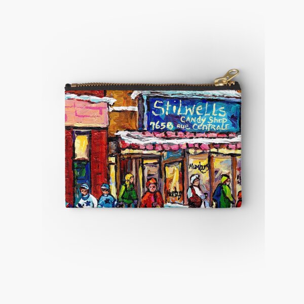 Artikelvorschau, MONTREAL VINTAGE CANDY STORE STILWELLS MIT SHOPPERS entworfen und verkauft von Carole  Spandau.