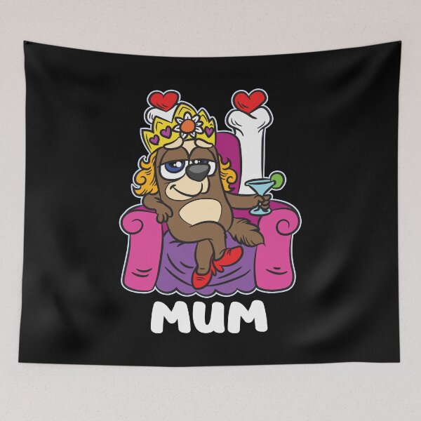 Item preview, Mum on a Throne Mothers Day Queen For a Day designed and sold by Moonpie90.