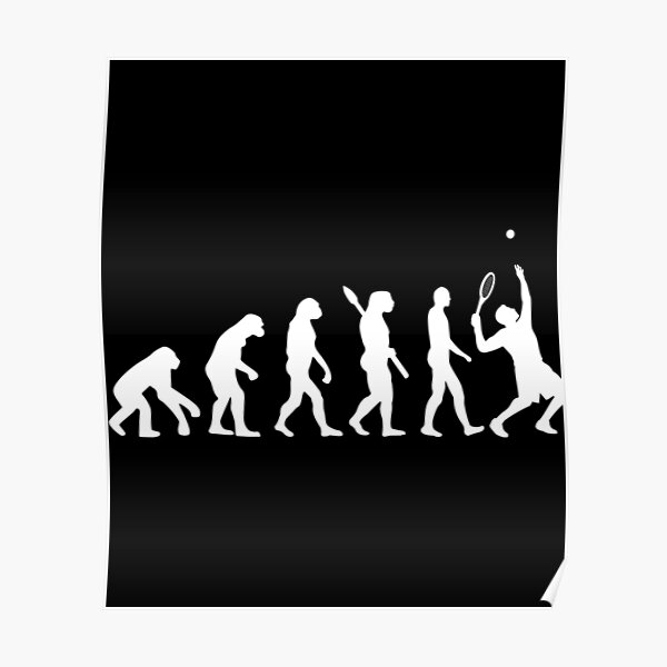 "Tennis Evolution" Poster for Sale by DEVONBETHANY Redbubble