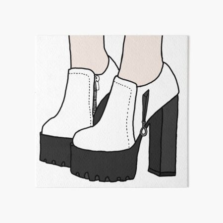 Platform Shoes Art Board Prints for Sale | Redbubble