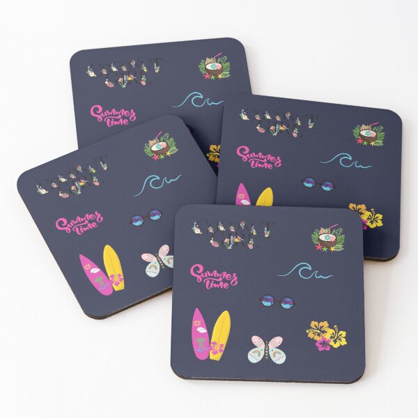 Item preview, Aesthetic Coconut Summer Time Wave Pack designed and sold by JooArtPrints  ★★★★★.