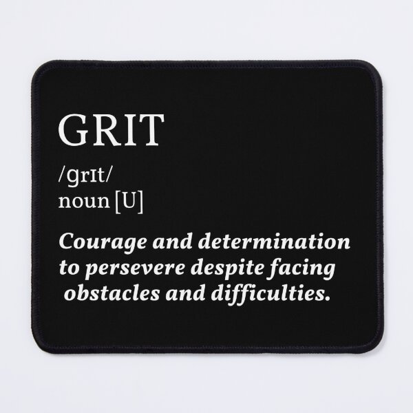 Item preview, Grit Definition - Powerful motivational design designed and sold by Theleochick.