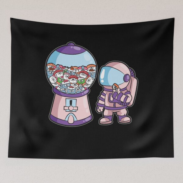 Item preview, Astronaut Sushi Bubble Gum Machine Kawaii Chibi designed and sold by Moonpie90.