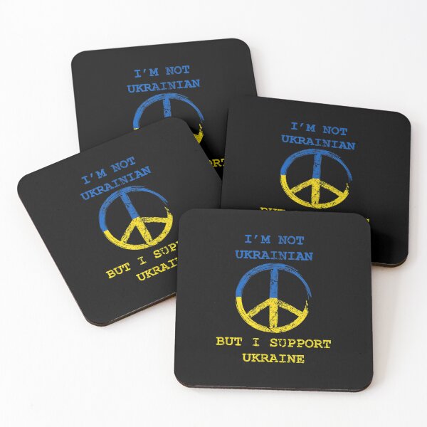 Item preview, I'm Not Ukrainian But I Support Ukraine I Stand With Ukraine  designed and sold by jeanniec55.