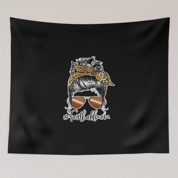 Item preview, Football Mom Life Messy Bun Sport Active T-Shirt designed and sold by jacksrome6.