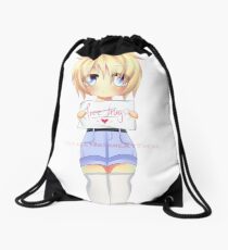 Free Hugs Drawstring Bag