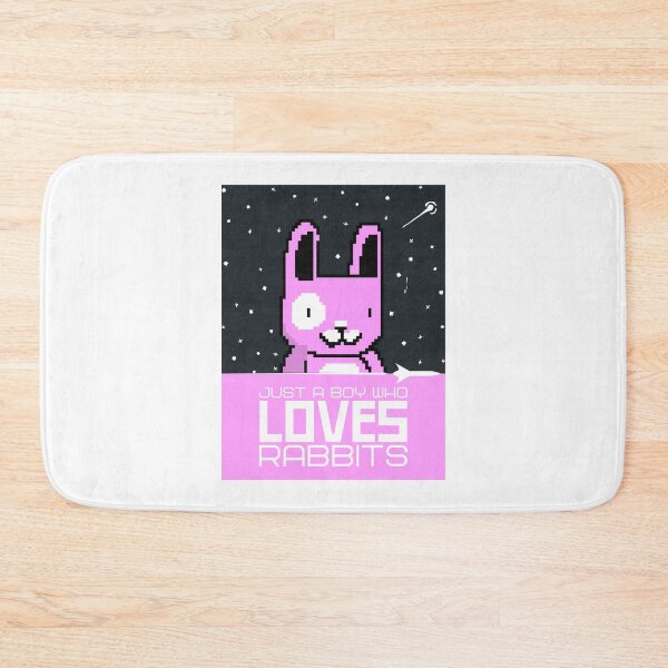 Item preview, Just A Boy Who Loves Rabbits designed and sold by ThingsInMyHead2.