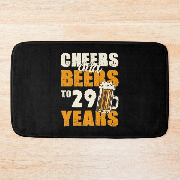 Item preview, Cheers and Beers to 29 years, funny birthday gift designed and sold by HeavyStyle.