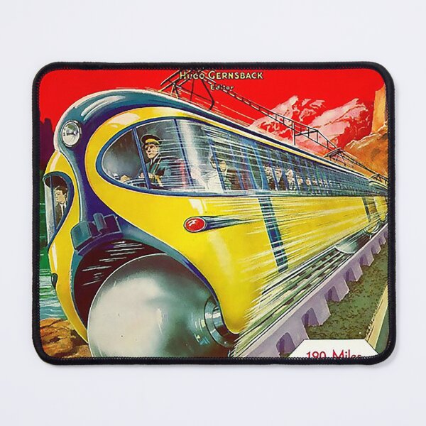 Item preview, Everyday Science and Mechanics, Futuristic Train, Science Fiction, Ball-Wheel Train, Locomotive, 1950s, Cool Illustration  designed and sold by Nostrathomas66.