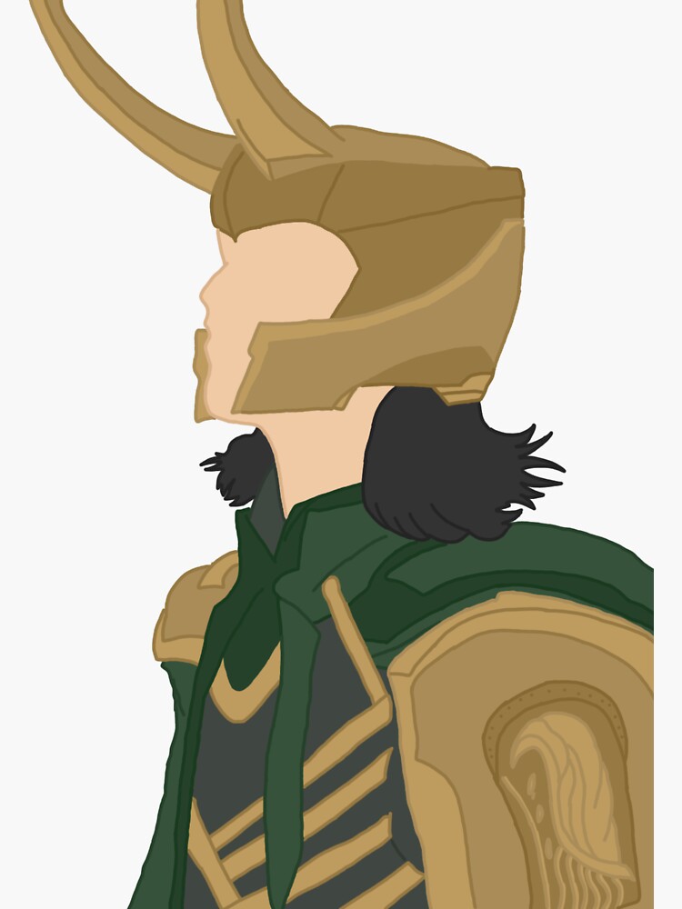 "Loki (Type B)" Sticker By ArtivistsCave | Redbubble