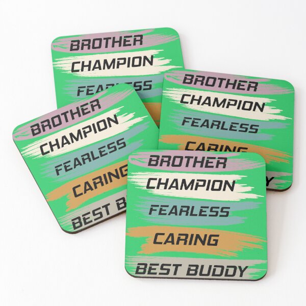 Item preview, Brother Champion Fearless Caring Best Buddy designed and sold by RED FIR.