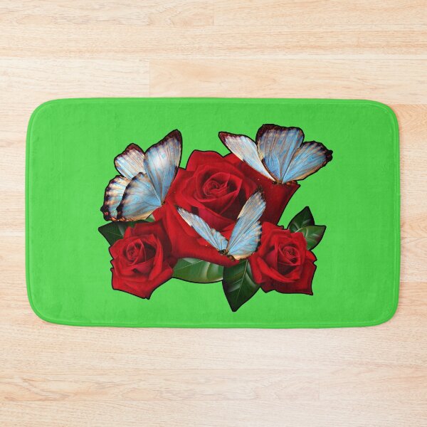 Item preview, Red Roses and Blue Butterflies - Color 06  designed and sold by SumarUp.