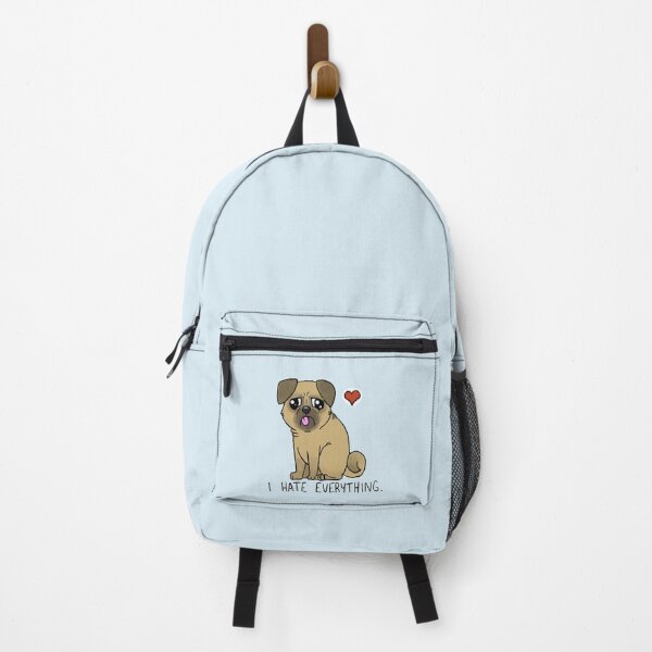 Item preview, I Hate Everything - Derpy Pug designed and sold by KirkutisRasius.