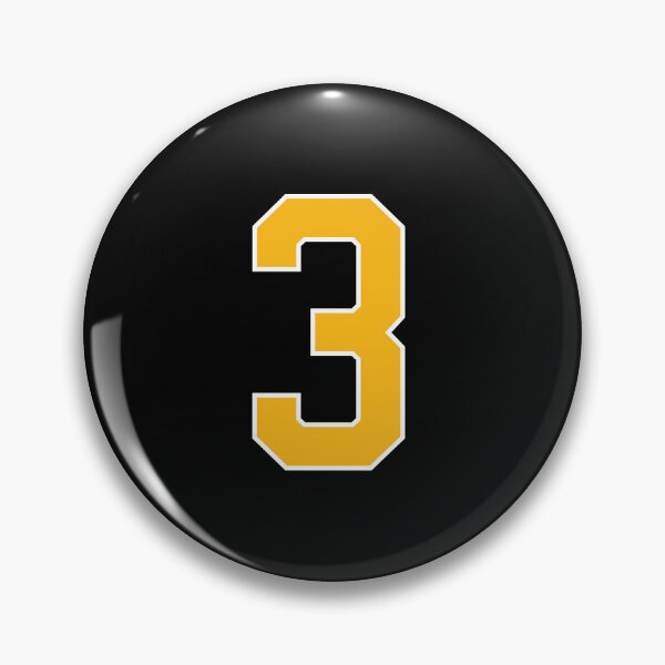 Item preview, Yellow Number 3 lucky sports jersey three designed and sold by HeavyStyle.