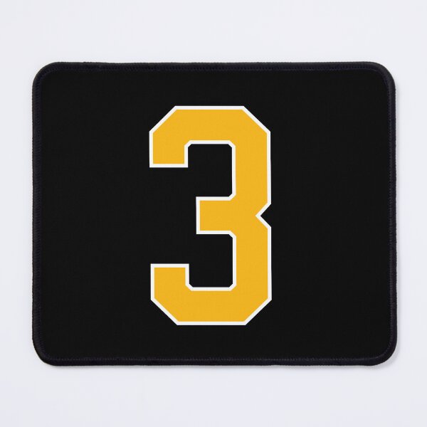 Item preview, Yellow Number 3 lucky sports jersey three designed and sold by HeavyStyle.