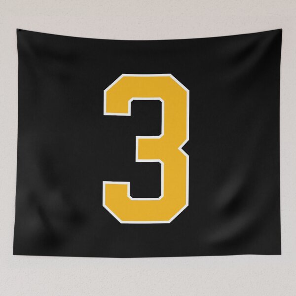 Item preview, Yellow Number 3 lucky sports jersey three designed and sold by HeavyStyle.