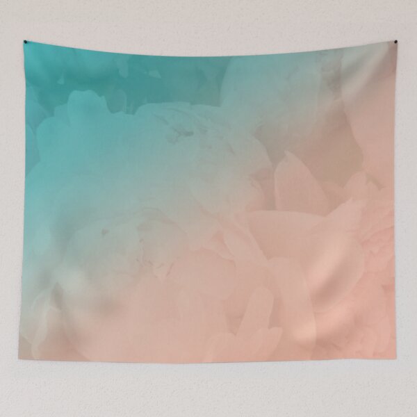 Item preview, Teal And Dusty Rose Ombre designed and sold by SunnyBrand.