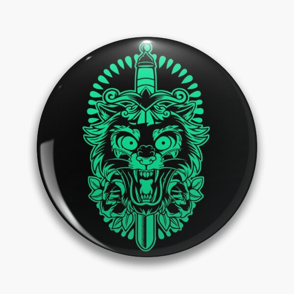 Item preview, green & black panther designed and sold by Friends-13.