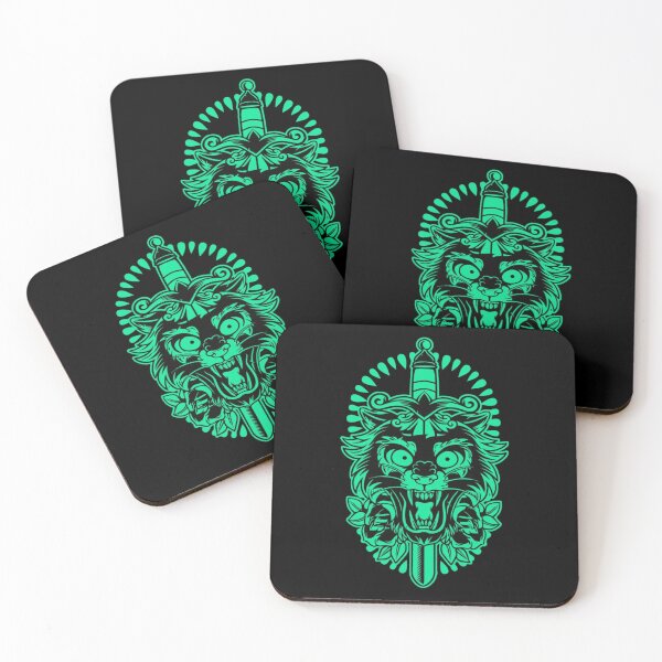 Item preview, green & black panther designed and sold by Friends-13.