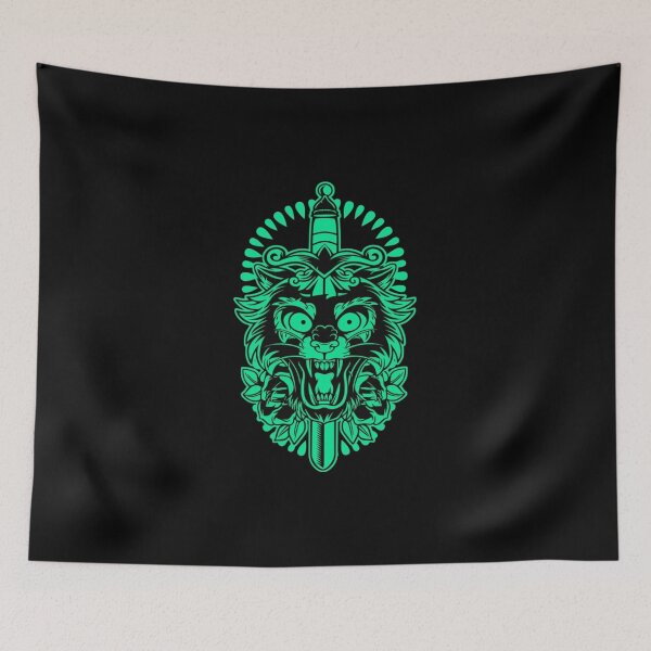 Item preview, green & black panther designed and sold by Friends-13.