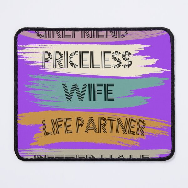 Item preview, Girlfriend Priceless Wife Life Partner Better Half designed and sold by RED FIR.