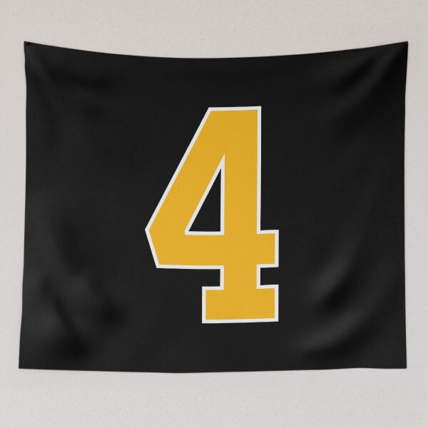 Item preview, Yellow Number 4 lucky sports jersey four designed and sold by HeavyStyle.