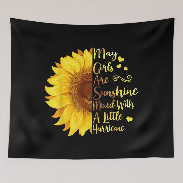 Item preview, May Girls Are Sunshine Mixed Summer Birthday Gift  designed and sold by tomekae.