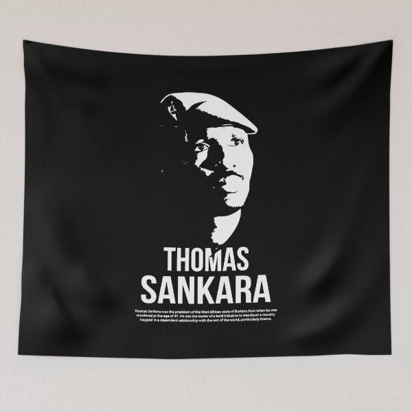 Item preview, Funny Life Thomas Sankara Vintage Style Art designed and sold by HaysGabybkvp245.