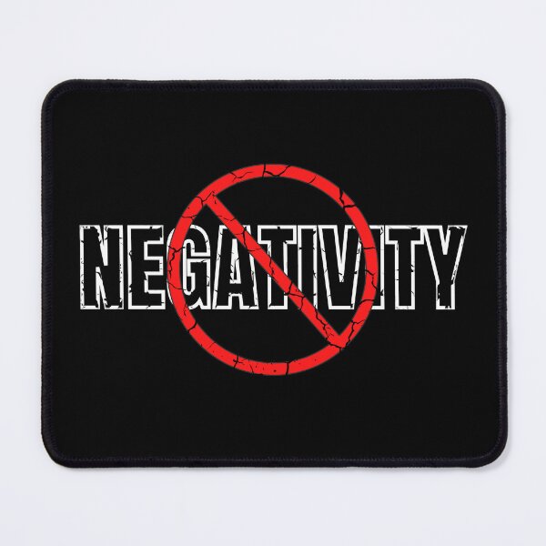 Item preview, No Negativity sign 2 distressed designed and sold by KingsManKind.