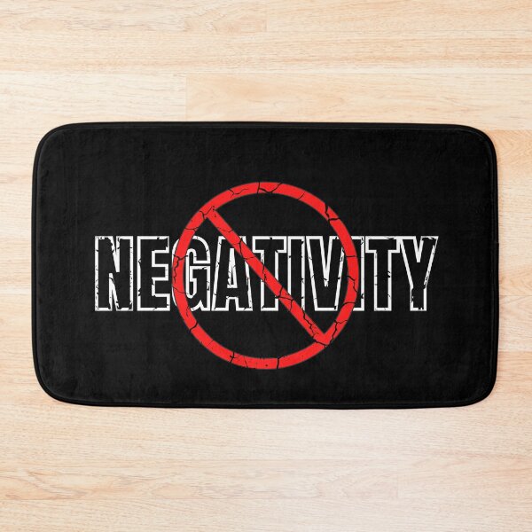 Item preview, No Negativity sign 2 distressed designed and sold by KingsManKind.