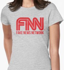 Fake News Network Women's Fitted T-Shirt