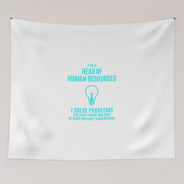 Item preview, Head Of Human Resources - I Solve Problems Job Gift designed and sold by melissaval2.