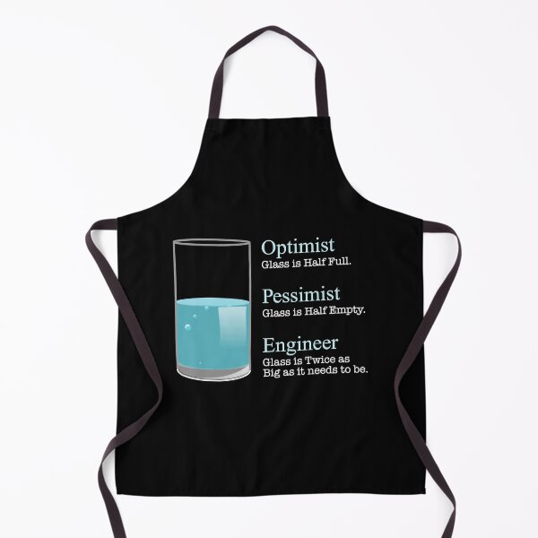 Item preview, Optimist Pessimist Engineer Funny Tee designed and sold by MilasKloser.