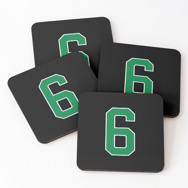 Item preview, 6 number, green lucky sports six designed and sold by ArtIsParty.