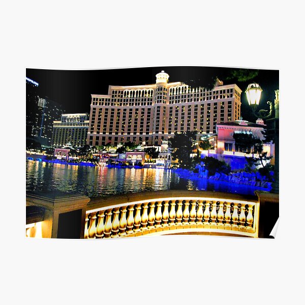 Bellagio Hotel Las Vegas Nevada America USA Poster for Sale by