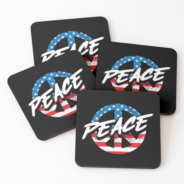 Item preview, Peace Sign USA Flag 4th of July USA Proud Patriot designed and sold by MilasKloser.