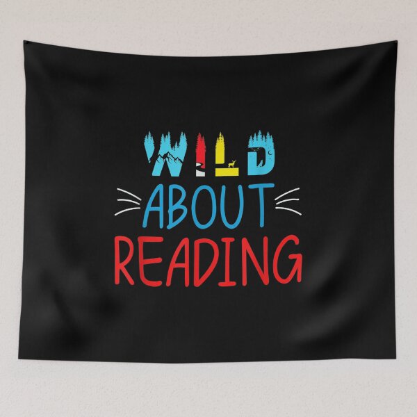 Item preview, Wild About Reading Book Lover National Read Across Usa Day  designed and sold by tomekae.