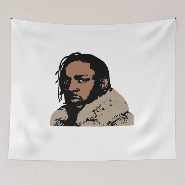 Aperçu de l'œuvre illustration de kendrick lamar créée et vendue par Likaworks.