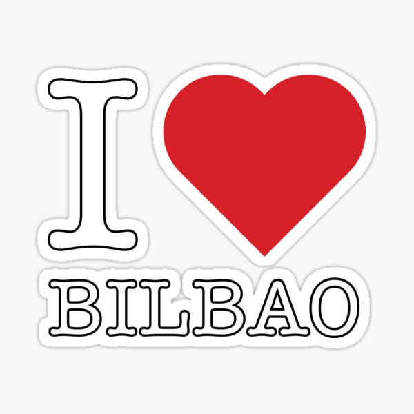 Vista previa del artículo con la obra «Porque amo Bilbao, España», diseñado y vendido por ArtIsParty.